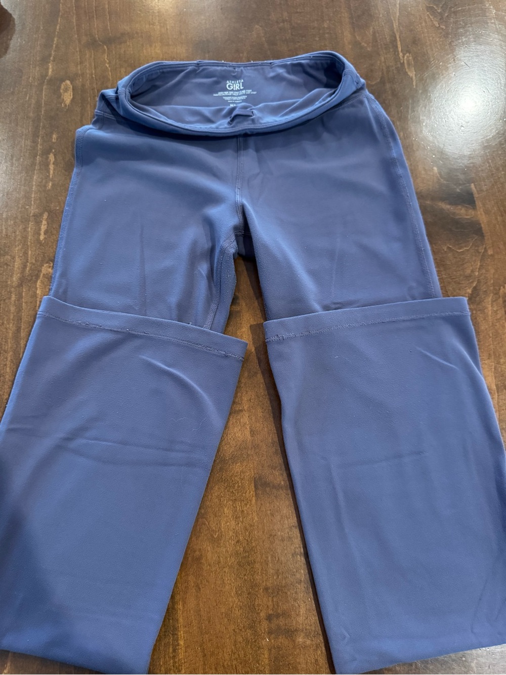 Athleta Girls Navy Blue Performance Leggings